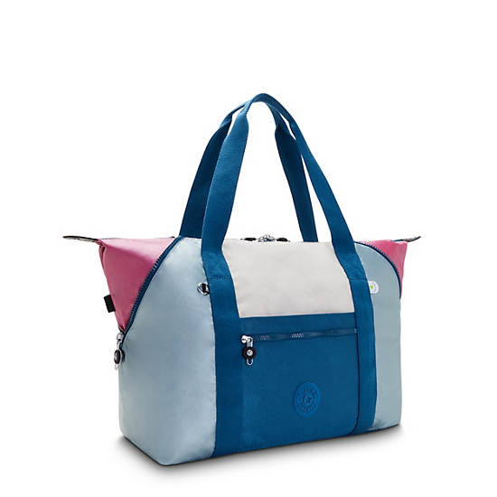 Kipling Art Medium ART Medium Tote Tassen Turquoise Grijs | België 1455NW